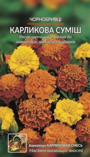 Насіння Чорнобривці Карликова суміш (2 г.)