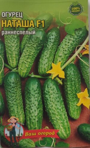 Упаковка для фасування (100 шт.) Огірок Наташа F1 8х13