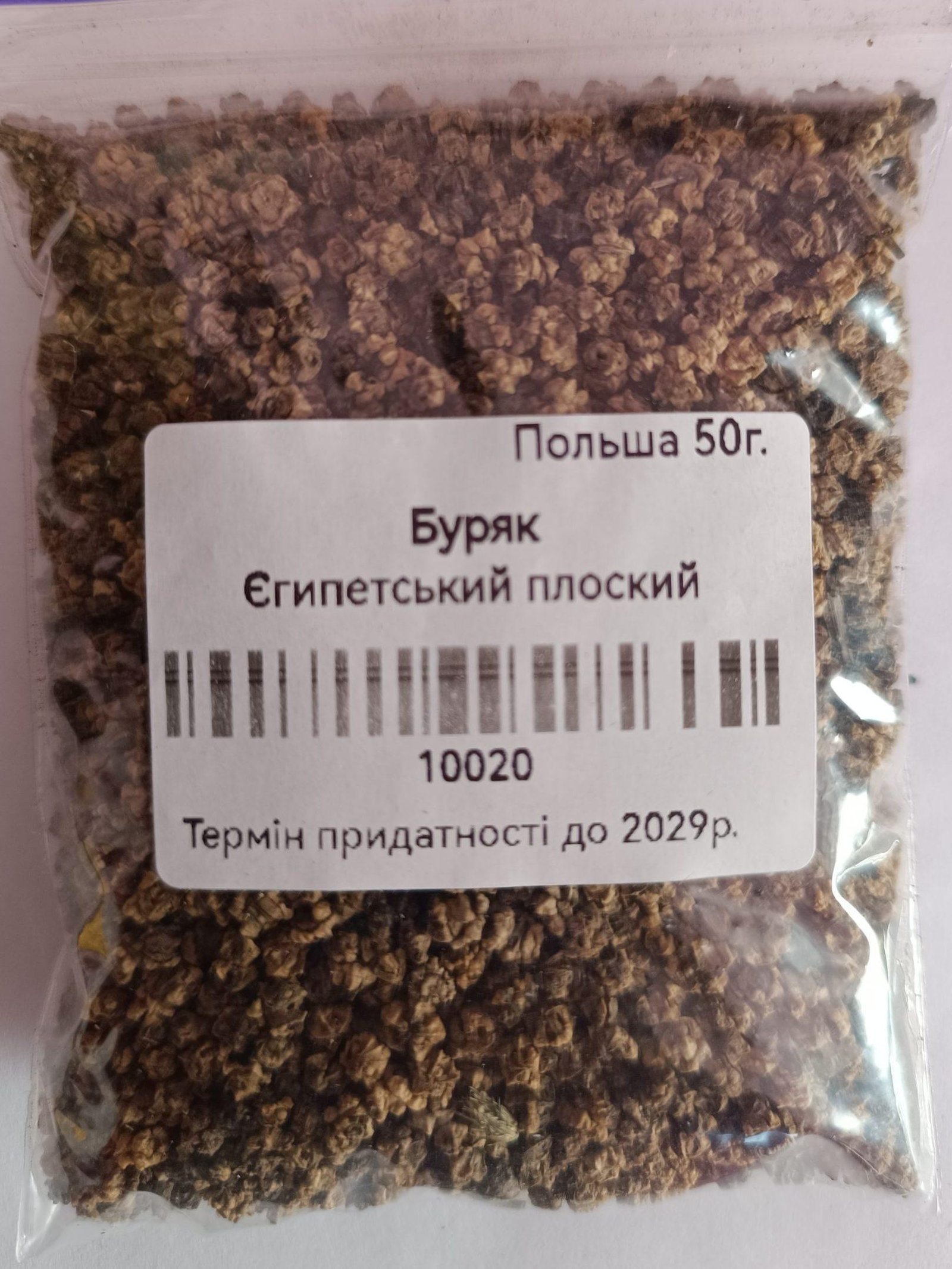 Насіння Буряк Єгипетський плоский 50 г. (Польща)