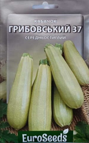 Насіння Кабачок Грибовський 37 (EuroSeeds) - 10 г.