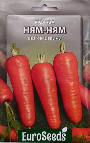 Насіння Морква Ням - ням (EuroSeeds) - 15 г.