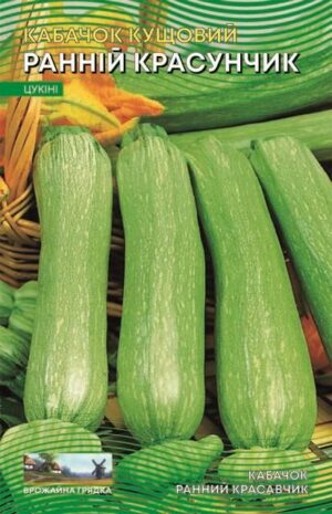 Насіння Кабачок Ранній красень (5 г.) Врожайна грядка