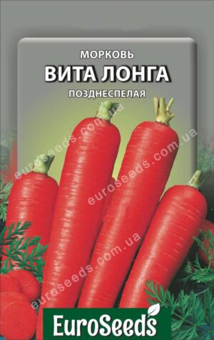 Насіння Морква Віта Лонга (EuroSeeds) - 15 г.