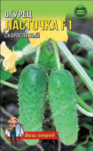 Насіння Огірок Ластівка F1 (1 г.)